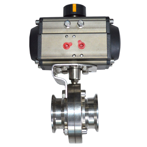 衛生級氣動快裝蝶閥