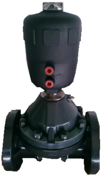 法蘭式UPVC氣動(dòng)隔膜閥